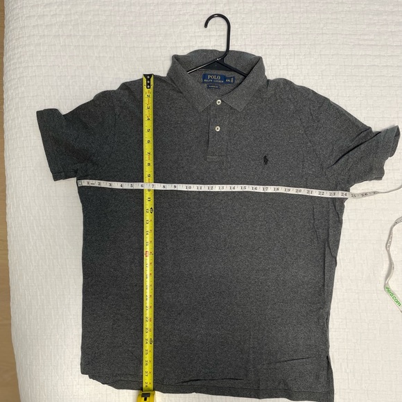 Polo Ralph Lauren Short Sleeve Polo Classic Fit Shirt XXL Grey - Picture 7 of 8